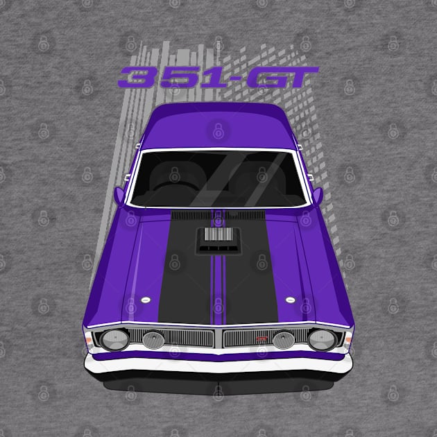 Ford Falcon XY GTHO Phase 3 - Purple by V8social